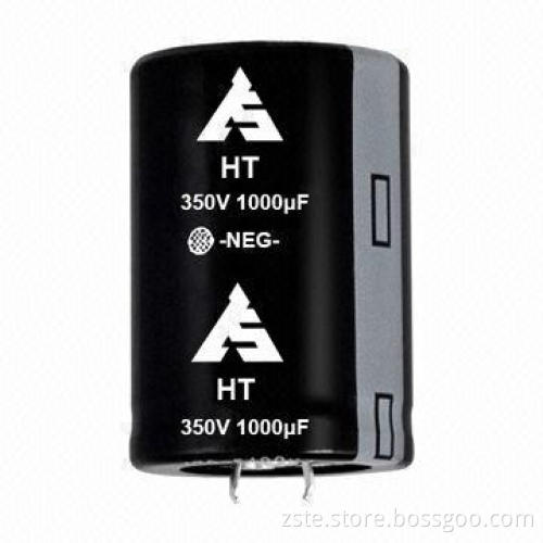 New product snap-in aluminum electrolytic capacitor with high voltage, 350V, 1,000uf, 3,000h